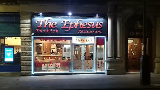 Dining at The Ephesus Restaurant in huddersfield