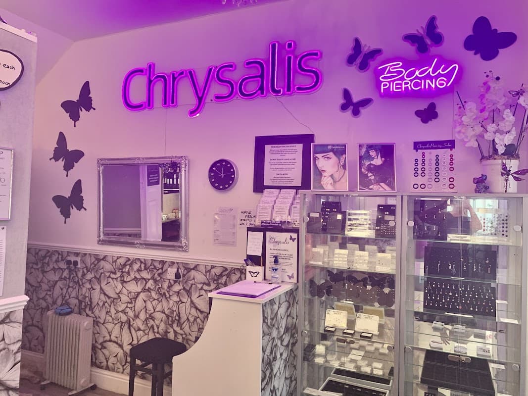 Chrysalis walk in Body Piercing Salon