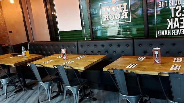 Dining at Hot Rock Steakhouse in bradford
