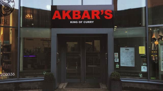 Dining at Akbar's Restaurant in sheffield