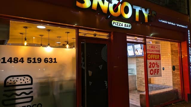 Dining at Snooty's Pizza Bar in huddersfield