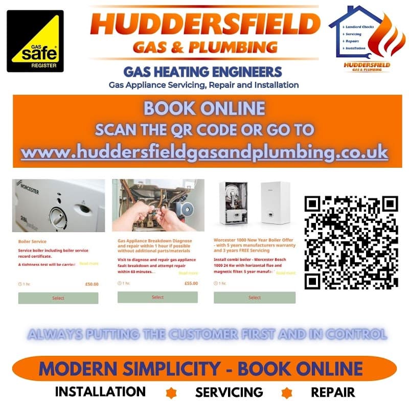 Huddersfield Gas & Plumbing - Book Online