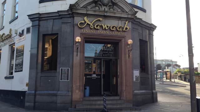Dining at Nawaab Restaurant in huddersfield