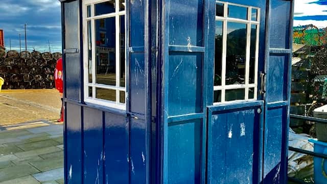 Police Telephone Box - Historic Site in scarborough