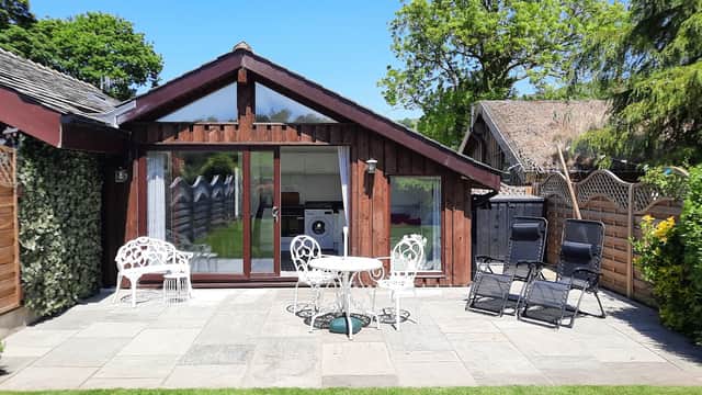 Accommodation at Lumberjack Lodge in pateley bridge