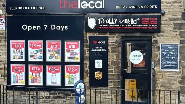 THE LOCAL : ELLAND - Off Licences in exley