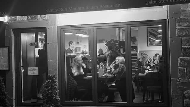 Dining at Galo's kitchen in ilkley
