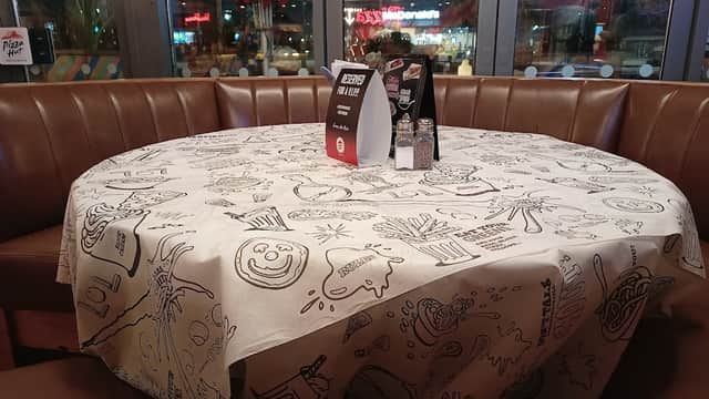 Dining at Pizza Hut Meadowhall Express in carbrook