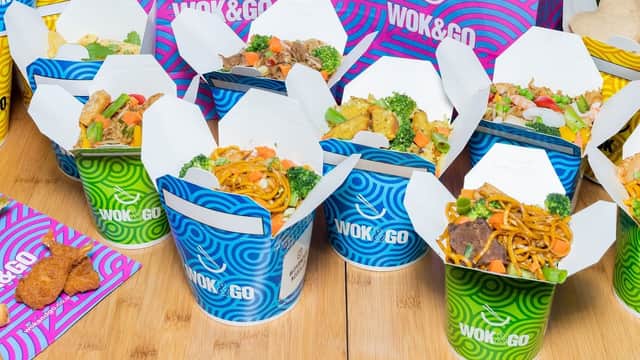 Dining at WOK&GO in hull