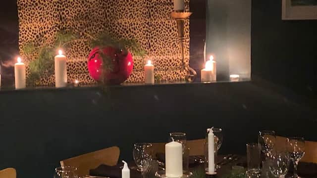 Dining at Gimbals Restaurant in sowerby bridge