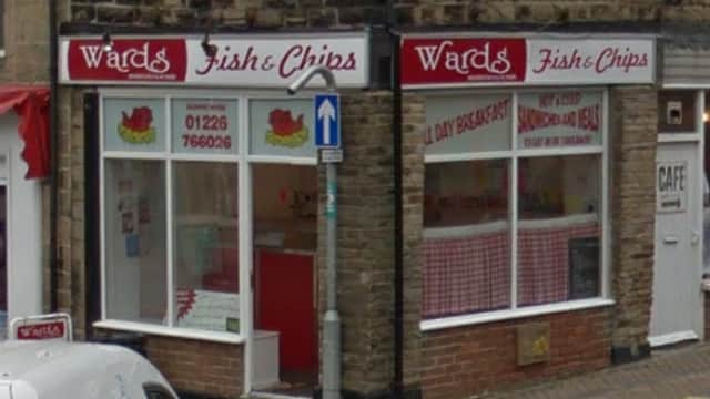 Dining at Wards Fish & Chips in penistone