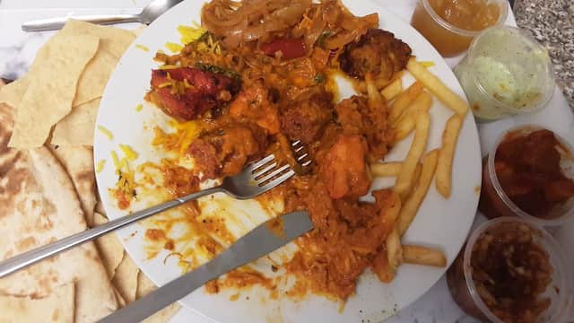Dining at Indian Harvest in rotherham