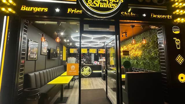 Dining at Bobs Burger and Shakes in featherstone