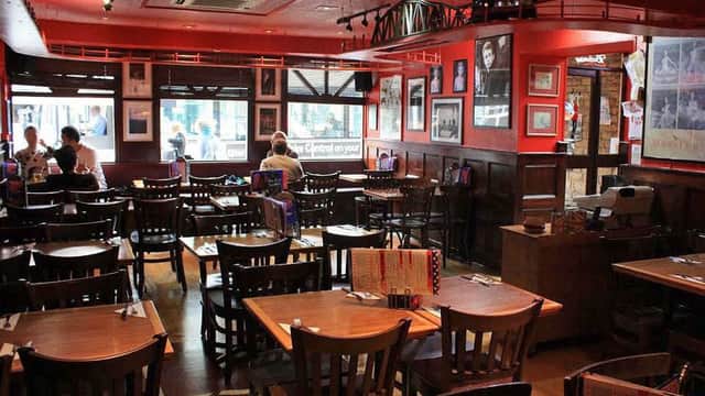 Dining at Uncle Sams Diner in sheffield