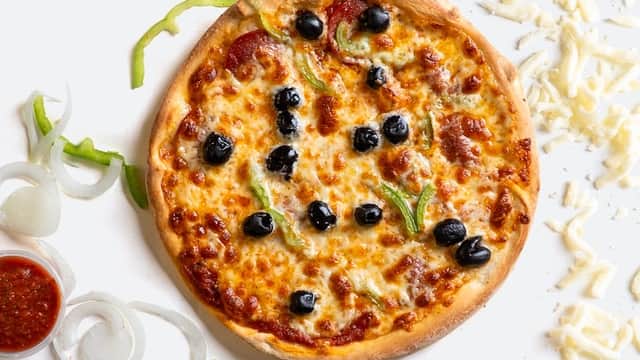 Dining at Picasso Pizza in batley