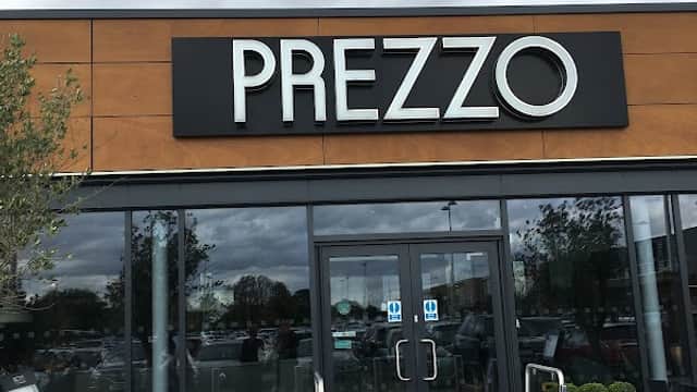 Dining at Prezzo Italian Restaurant York Vangarde Way in heworth