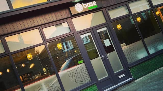 Dining at Base Pizzeria & Bar in marske
