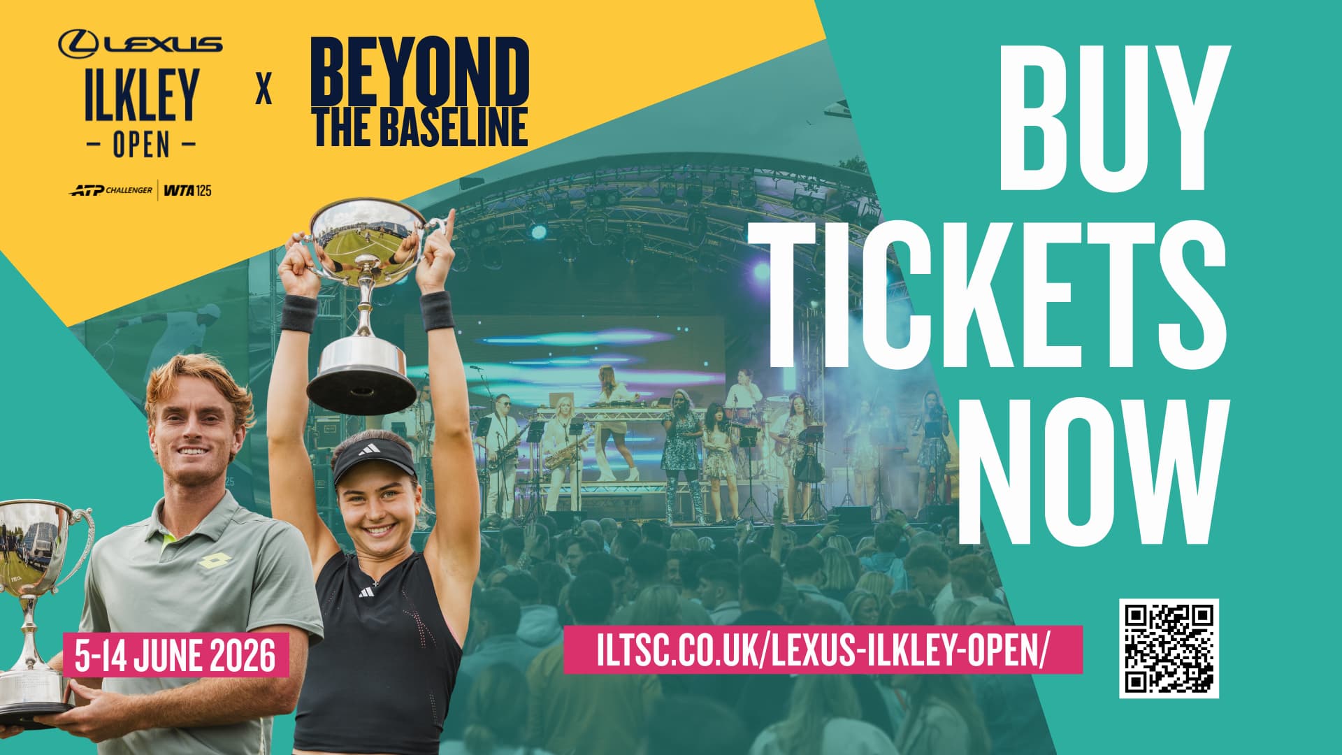 The Lexus Ilkley Open and Beyond the Baseline 2026