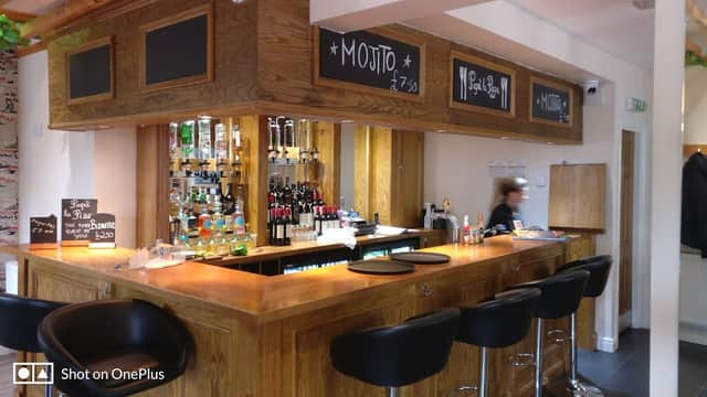 Dining at Luigi's in cleckheaton