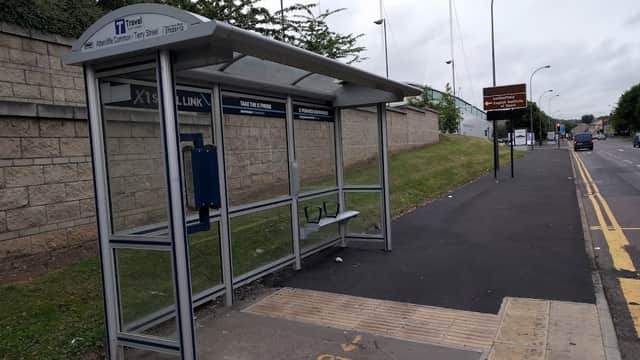 Bus Stop at Attercliffe Common/Terry Street - Bus Stops in carbrook