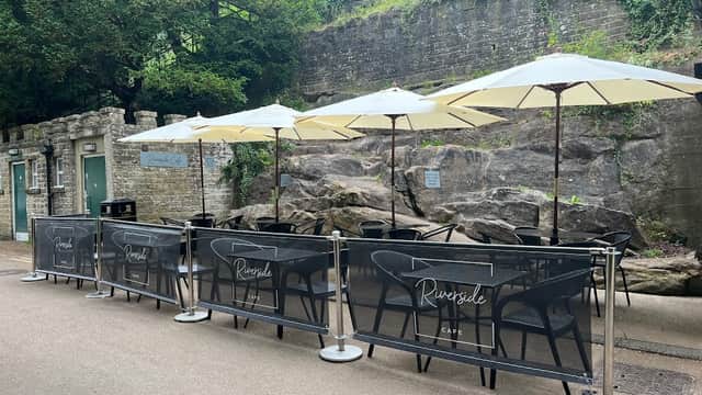 Dining at Riverside Cafe in knaresborough