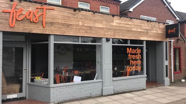 Dining at Feast Bawtry in bawtry