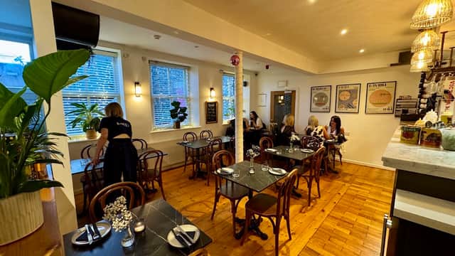 Dining at Med at Olana in barnsley