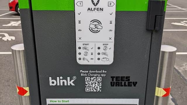 Blink Charging Station - EV Charging in middlesbrough