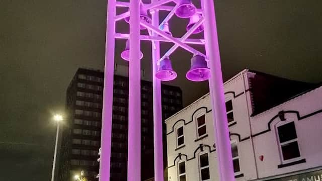 St Hilda's Bells Sculpture. - Historic Site in middlesbrough