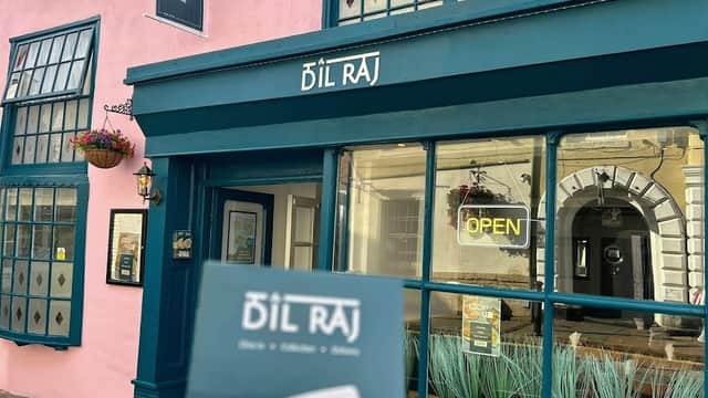 Dining at Dil Raj Indian Restaurant and Takeaway Knaresborough in knaresborough