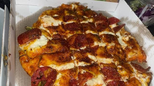 Dining at Papa's Pizza in middlesbrough