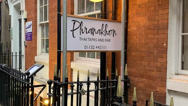 Dining at Phranakhon in leeds