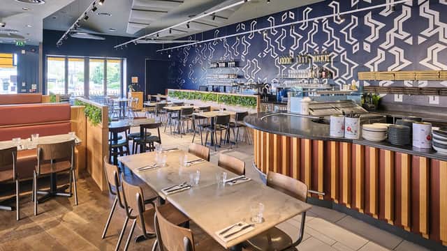 Dining at PizzaExpress in carbrook
