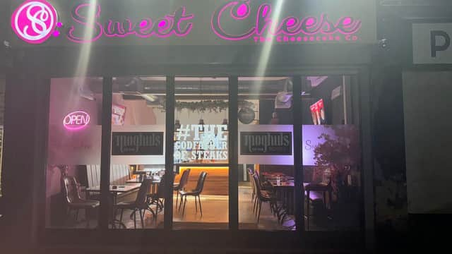 Dining at Sweet Cheese Moghuls On The Rocks in bradford
