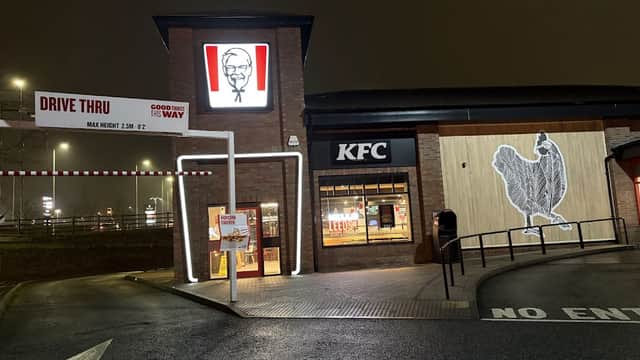 Dining at KFC Colton Mill - Stile Hill Way in colton