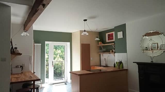 Accommodation at Treetops & Viaducts; open plan two-bed apartment in walsden