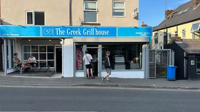 Dining at The Greek Grill house in sheffield