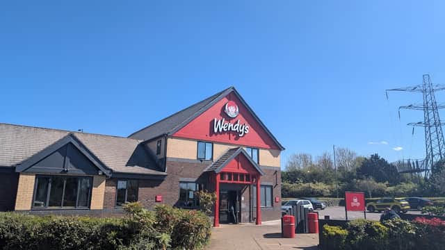 Dining at Wendy's in hull
