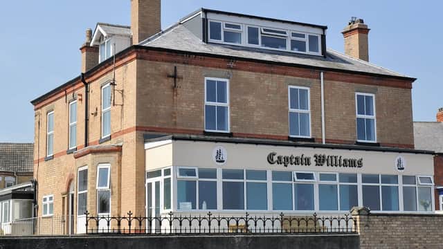 Dining at Captain Williams in withernsea