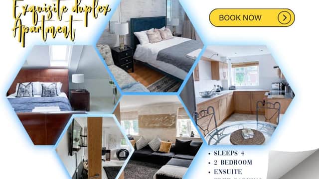 Accommodation at ➔ 2 Bed Duplex Exquisite Penthouse ✪ Sleeps 4 ✪ FREE Parking/WiFi in moortown