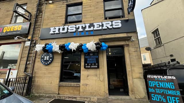 Dining at Hustlers Diner Huddersfield in huddersfield