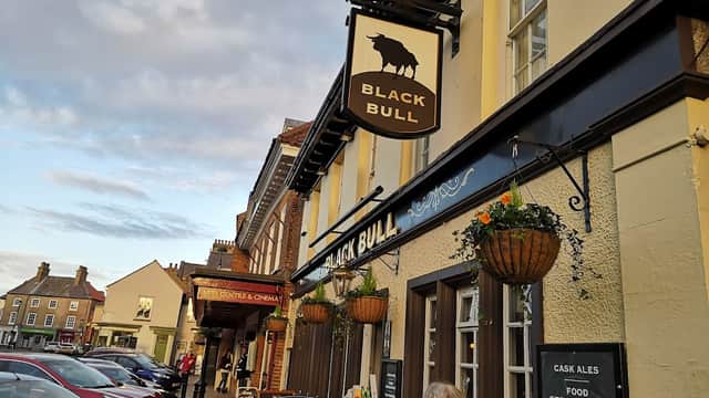 Dining at Black Bull in pocklington