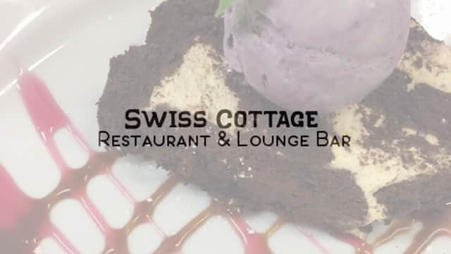 Dining at Swiss Cottage Restaurant & Lounge Bar in hornsea