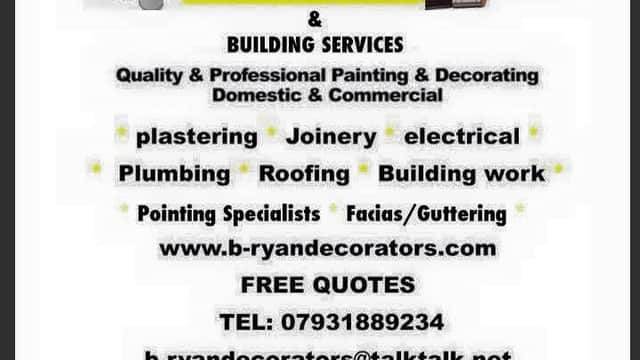 B. Ryan Decorators - Painters & Decorators in ossett