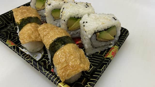 Dining at Sushi Kitchen in bramley