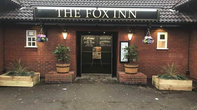 Dining at Fox Inn Sheffield in woodhouse