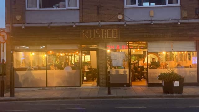 Dining at Rustico in wakefield