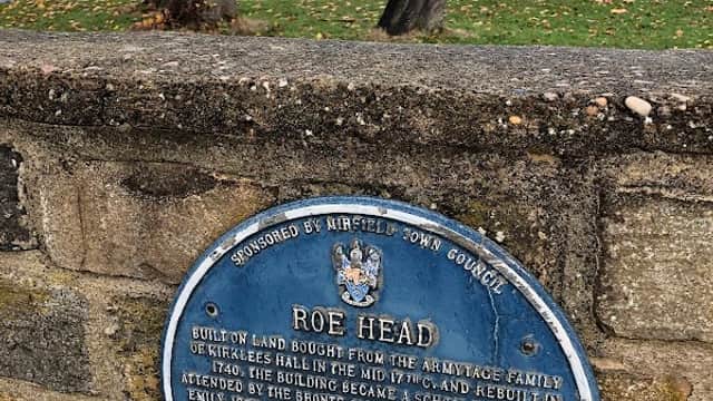 BrontΓ« Plaque - Historic Site in mirfield