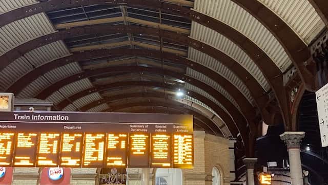 Bus Stop at Rail Station - Railway Stations in york