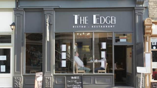 Dining at The Edge Restaurant in whitby